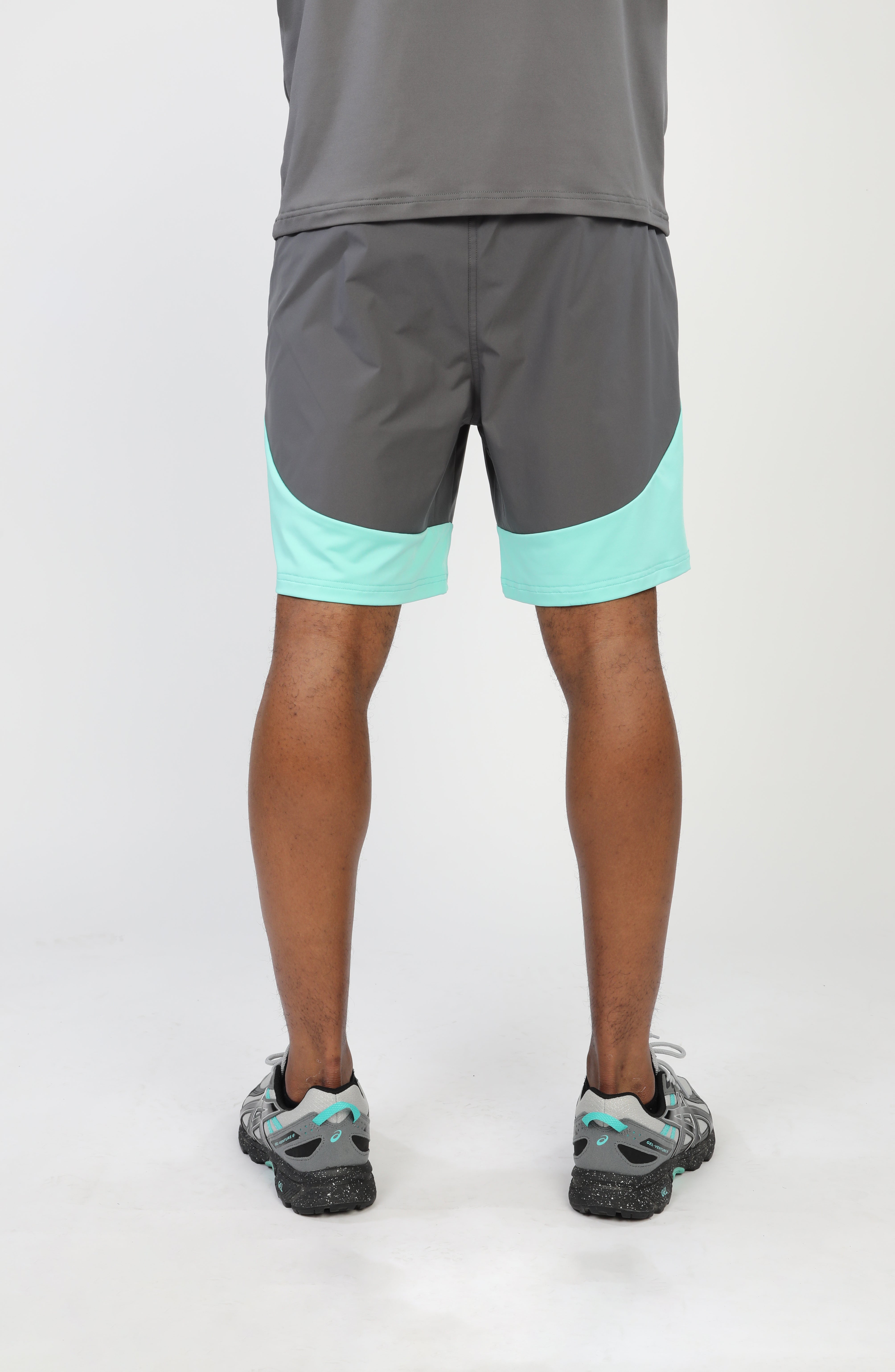 GRIID Glide Shorts - Iron Gate/Mint