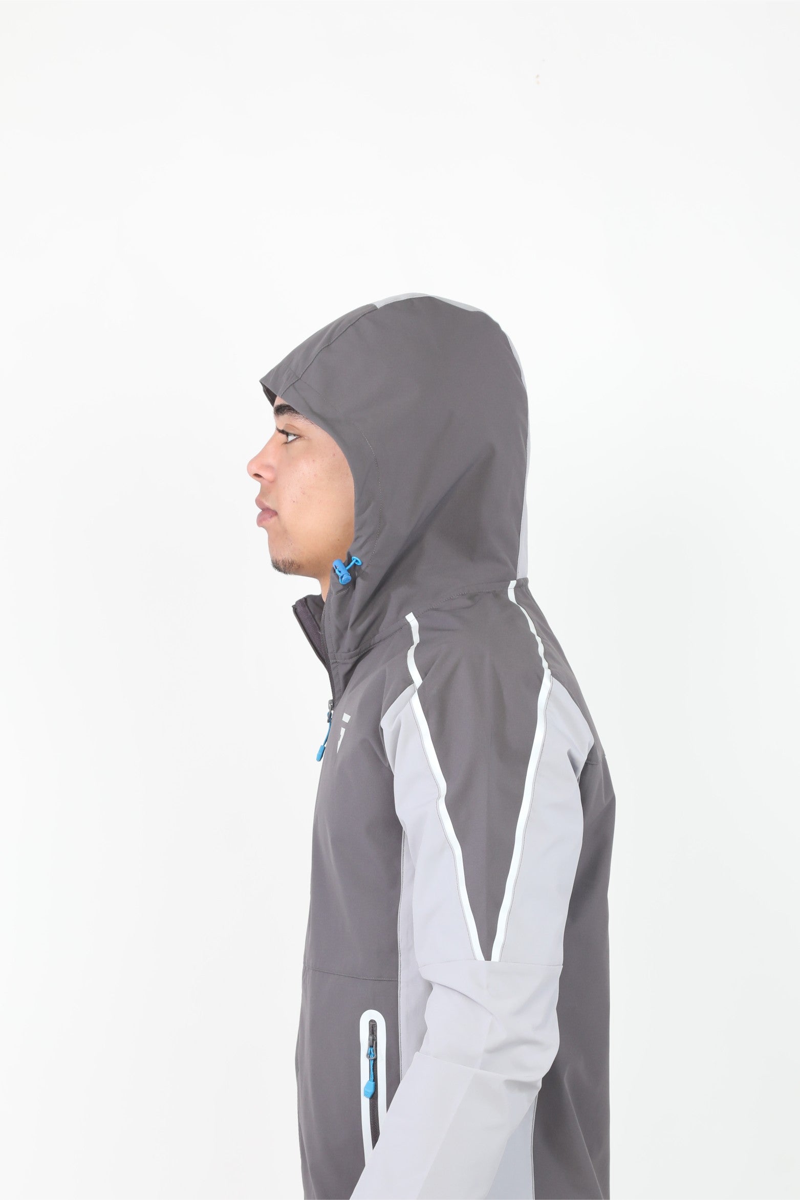 GRIID Reflect Jacket - Dark Grey/Light Grey/Blue