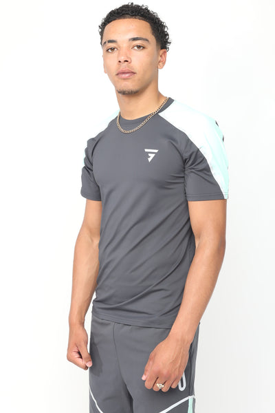 Reflect Tee - Wolf Grey / Hyper Mint