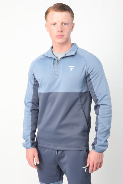 Cushy 2.0 Half Zip - Glacier Blue