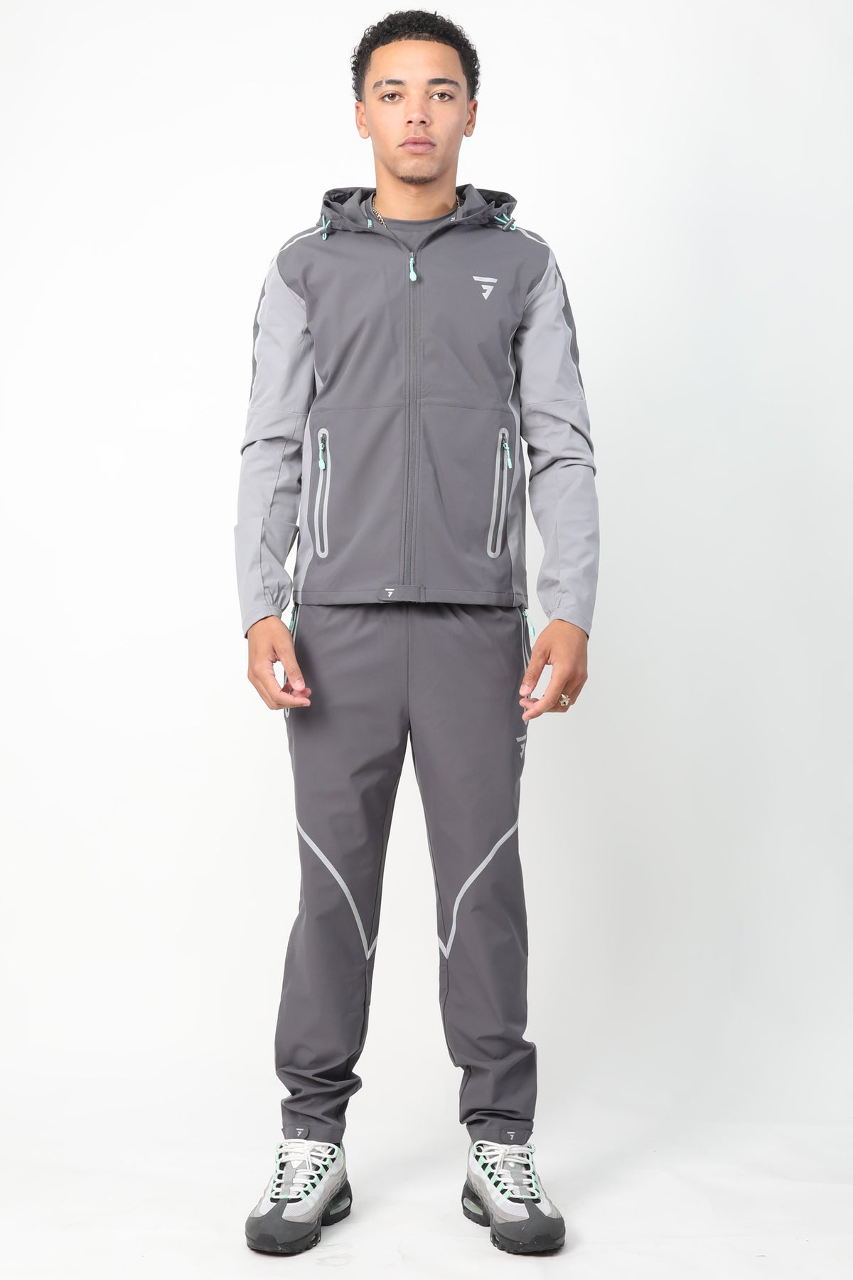Reflect Jacket - Dark Grey/Light Grey/Mint