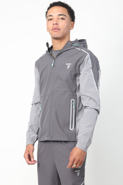 Reflect Jacket - Dark Grey/Light Grey/Mint