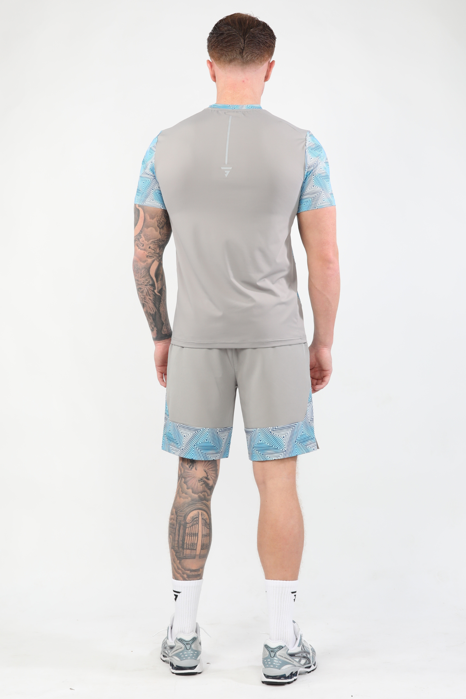 Prism Tee - Platinum Grey/Blue