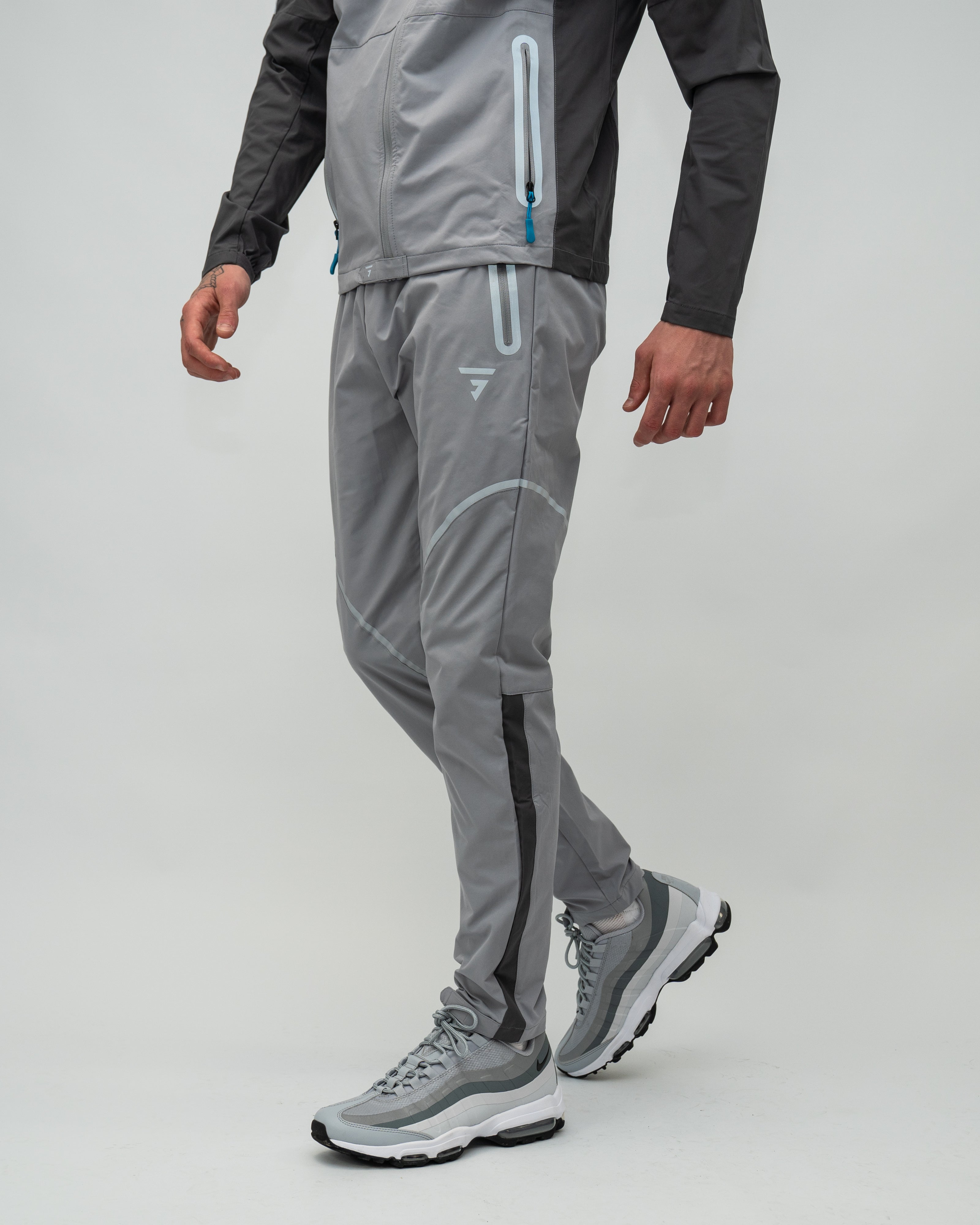 Reflect Tracksuit - Light Grey/Dark Grey/Blue