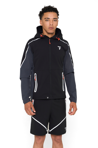 Reflect Jacket - Black/Asphalt/Red