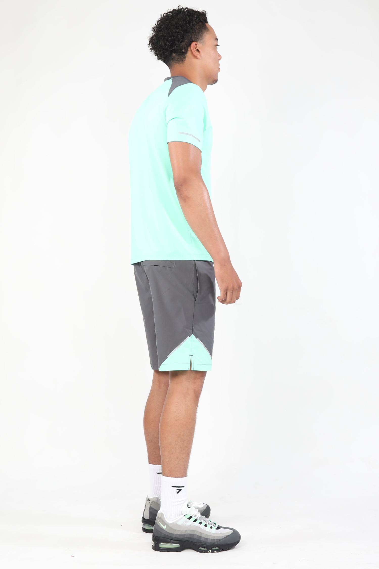 Fusion Tee - Mint/Grey