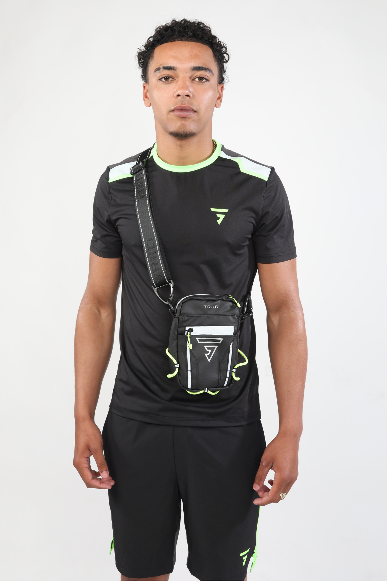 G Logo Sidebag - Black/Neon