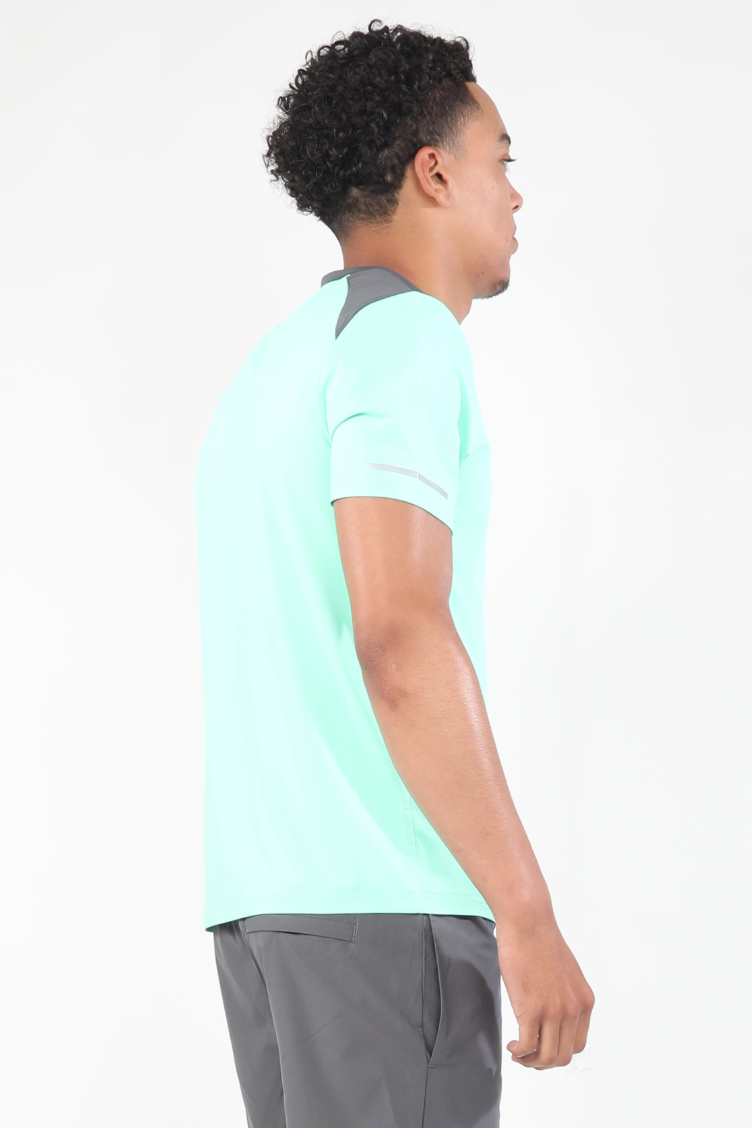 Fusion Tee - Mint/Grey