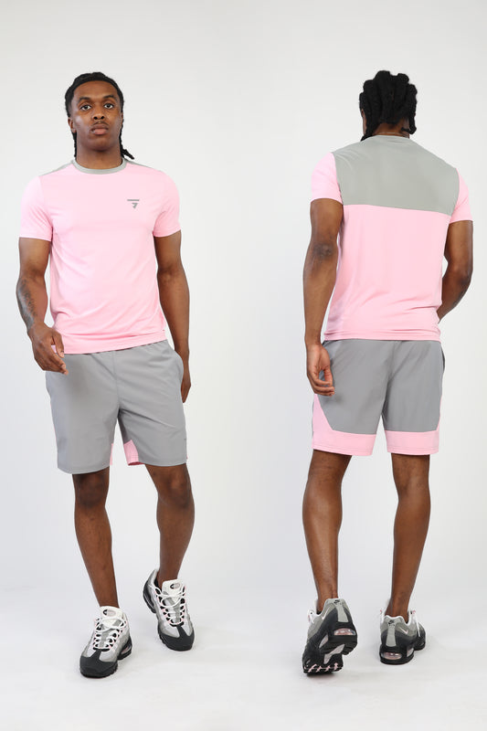Pulse Tee - Monument/Pink Foam