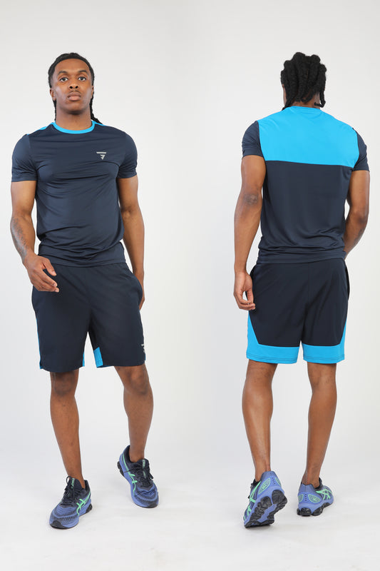 Pulse Tee - Navy/Tide
