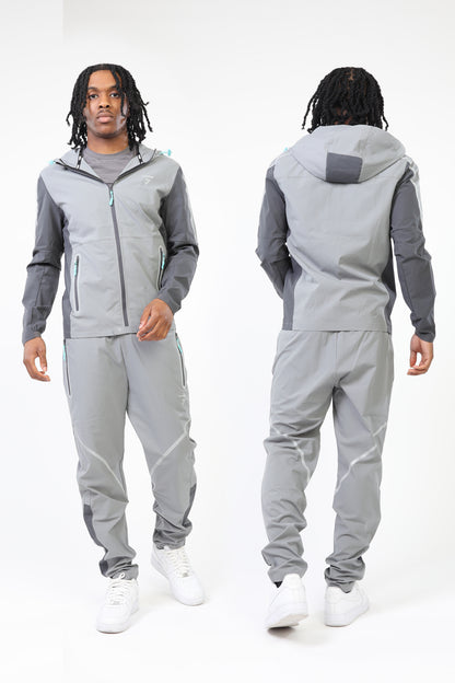 Reflect Jacket - Light Grey/Dark Grey/Aqua Blue