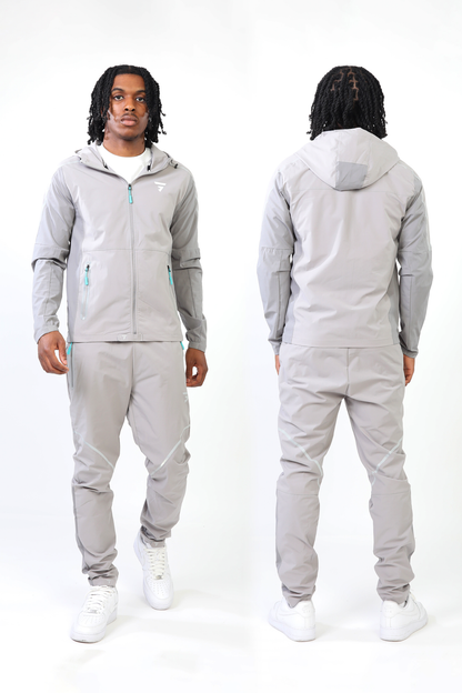 Reflect Jacket - Light Grey/Mid Grey/Aqua