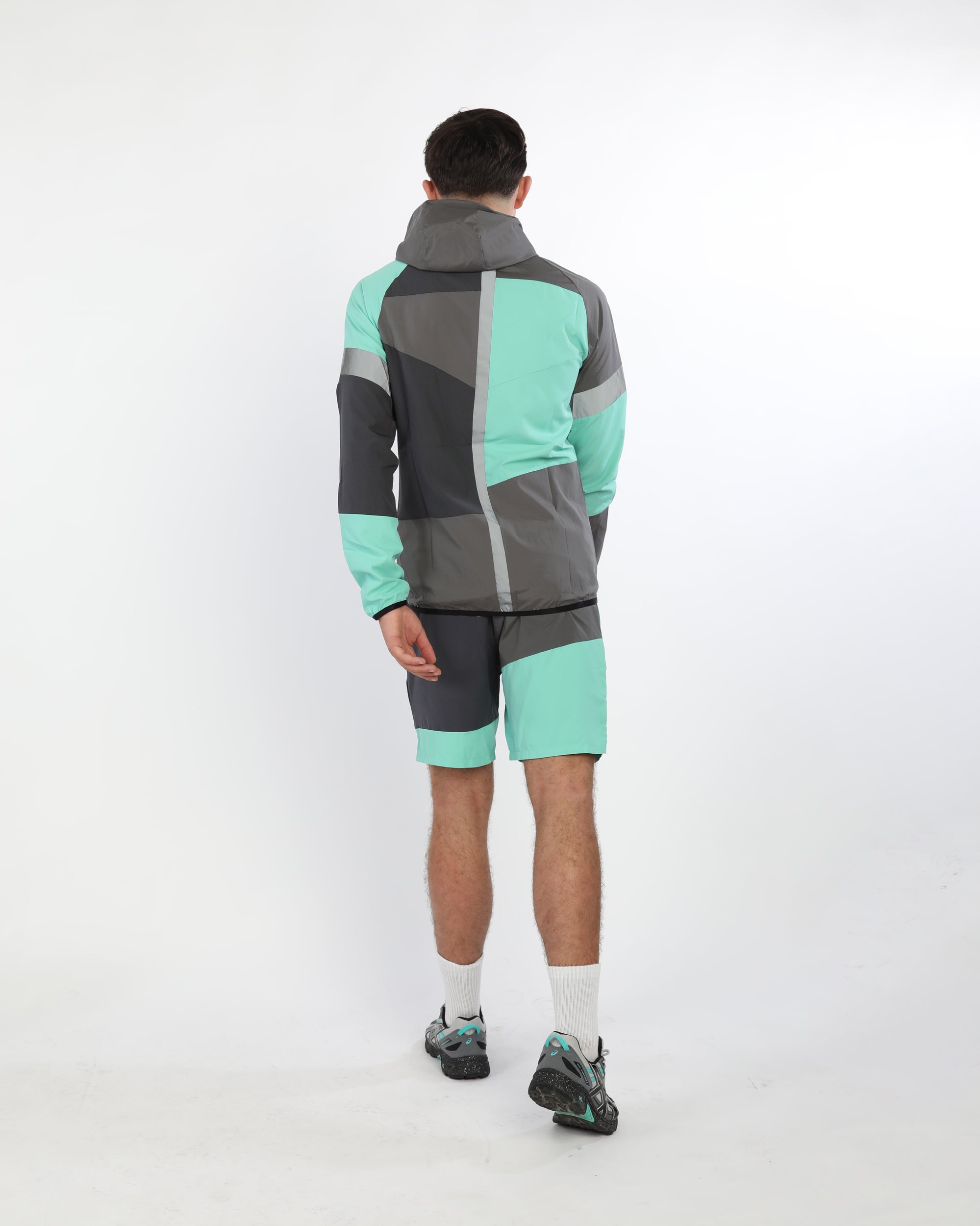 GRIID Panel Shorts - Black/Onyx/Mint