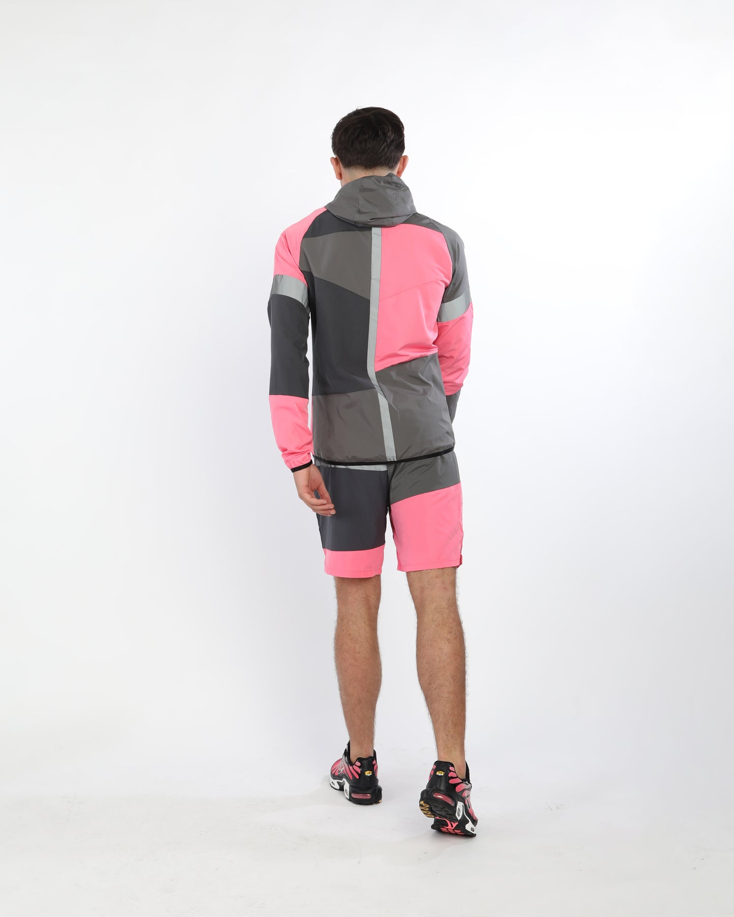 Panel Shorts - Onyx/Pink