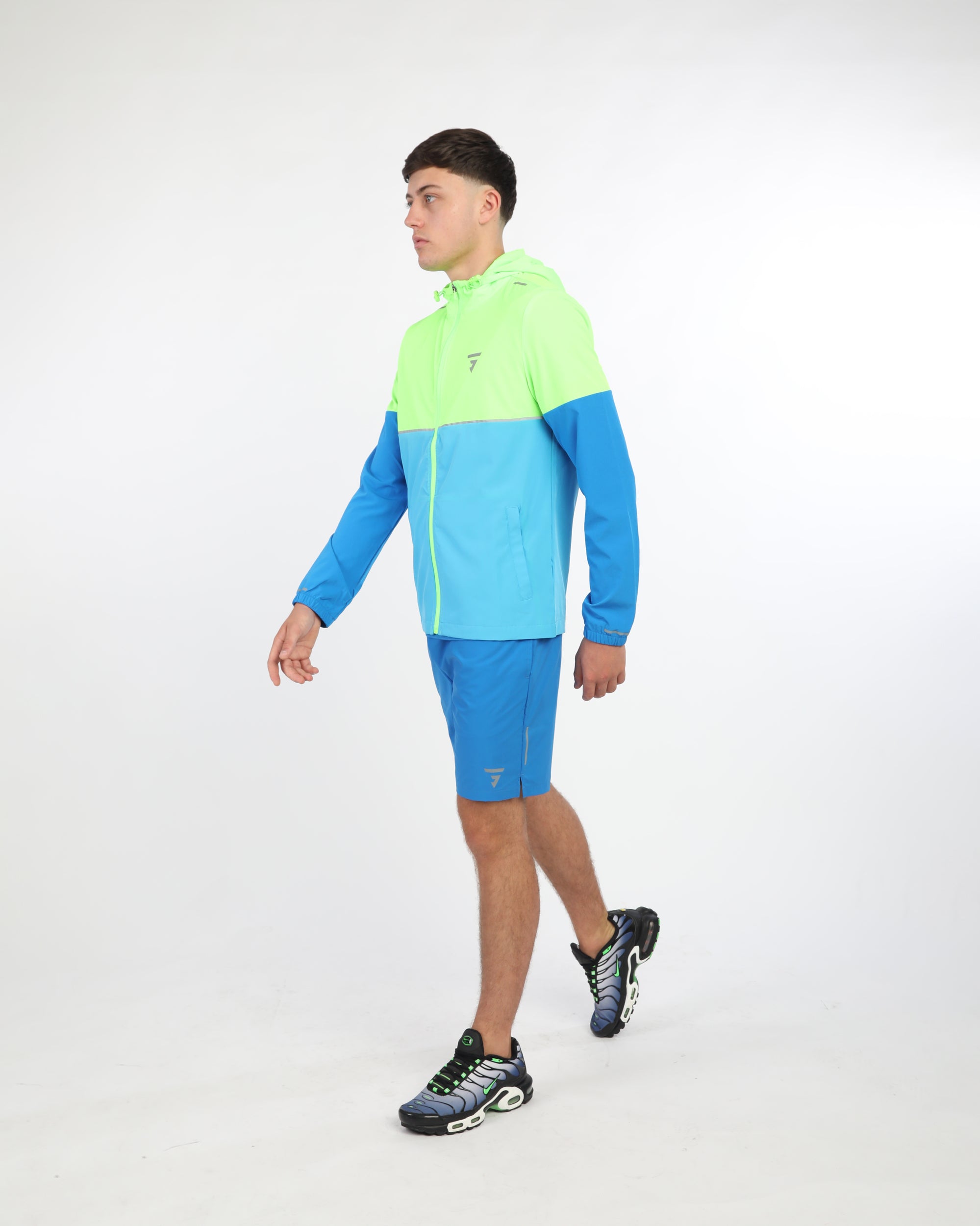 GRIID Ventus Windrunner - Lime Green/Cerulean Blue