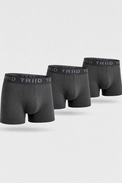3 Pack Performance Boxer - Grey