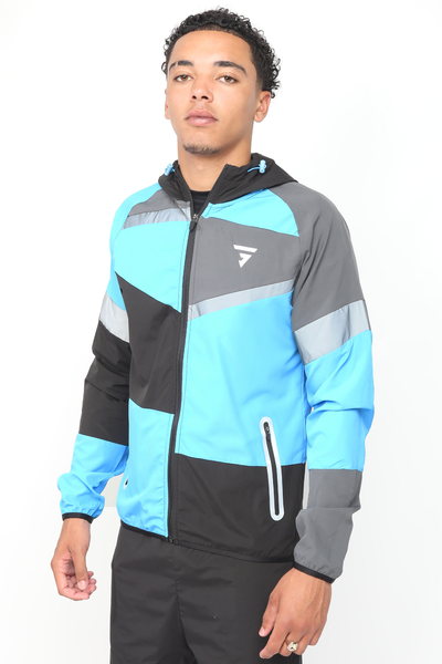 Panel Jacket - Black/Onyx/Blue