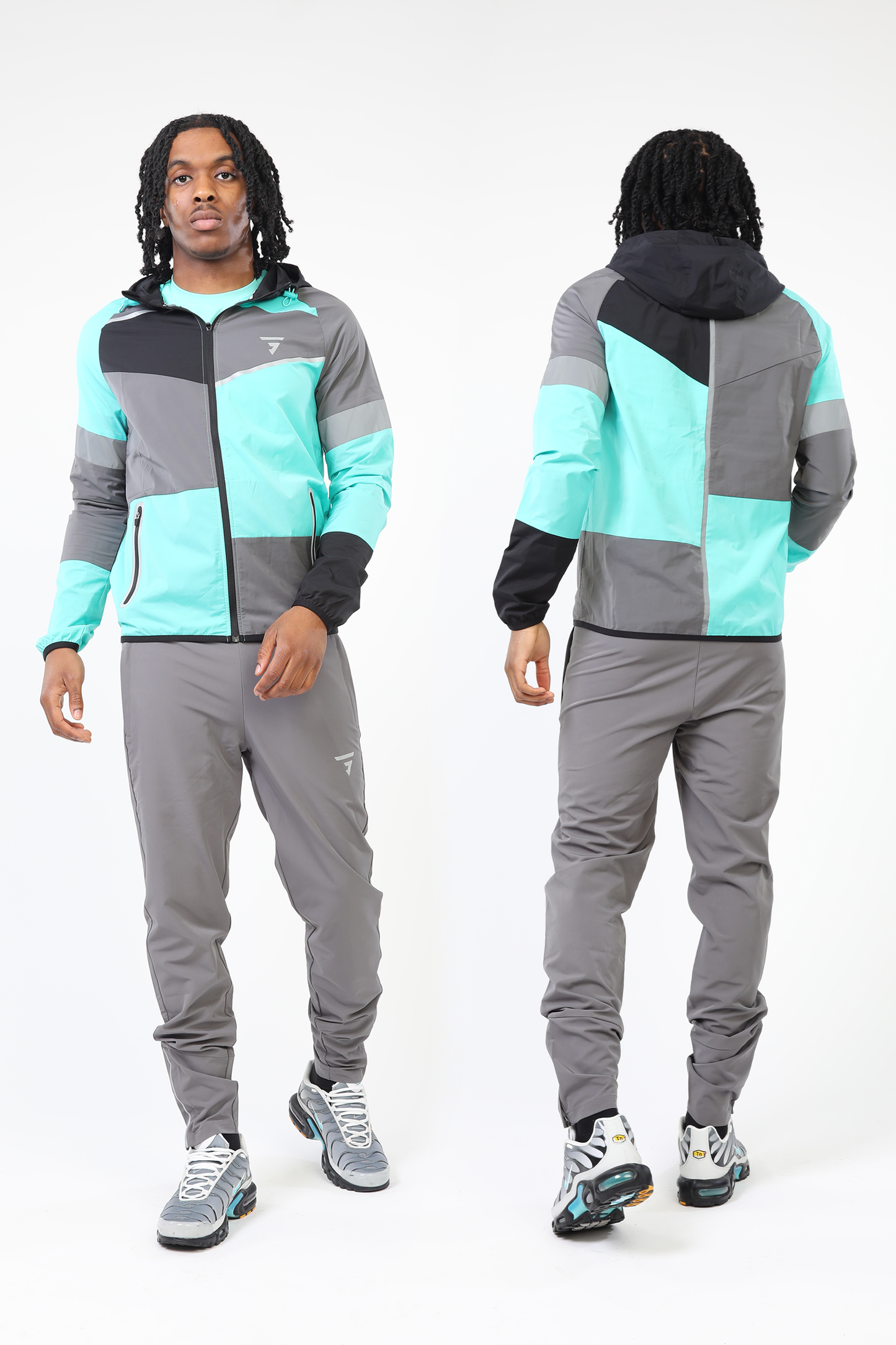 Panel Jacket - Black/Onyx/Mint