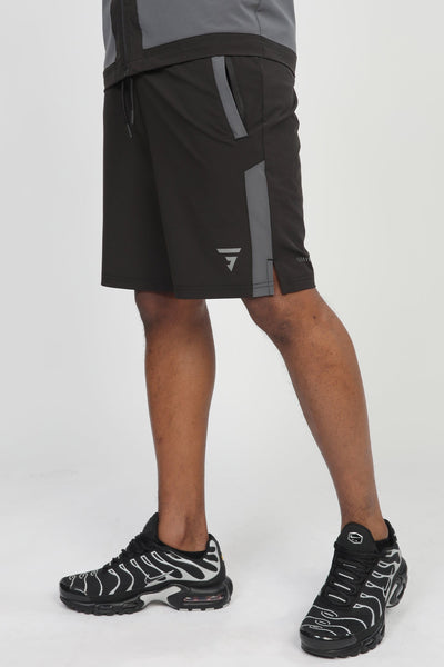 GRIID Body Block Shorts - Black/Steel