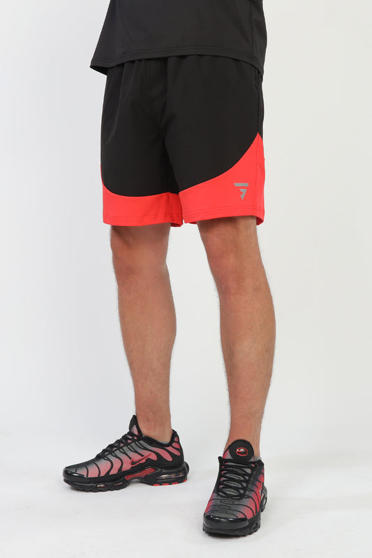 Glide Shorts - Black/Red