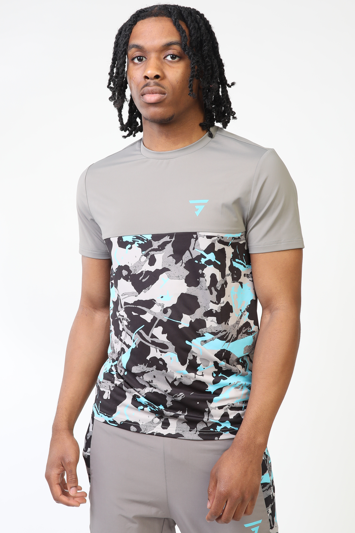 Camo Tee - Grey