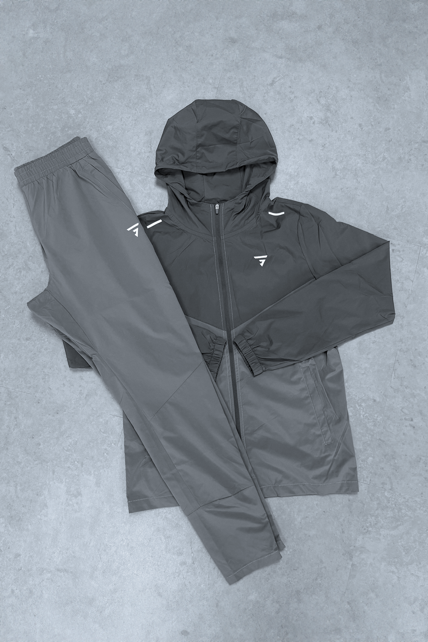 Junior Pinnacle Tracksuit - Grey/Slate