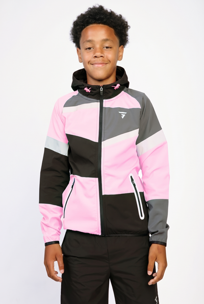 Junior Panel Jacket - Black/Onyx/Pink Foam