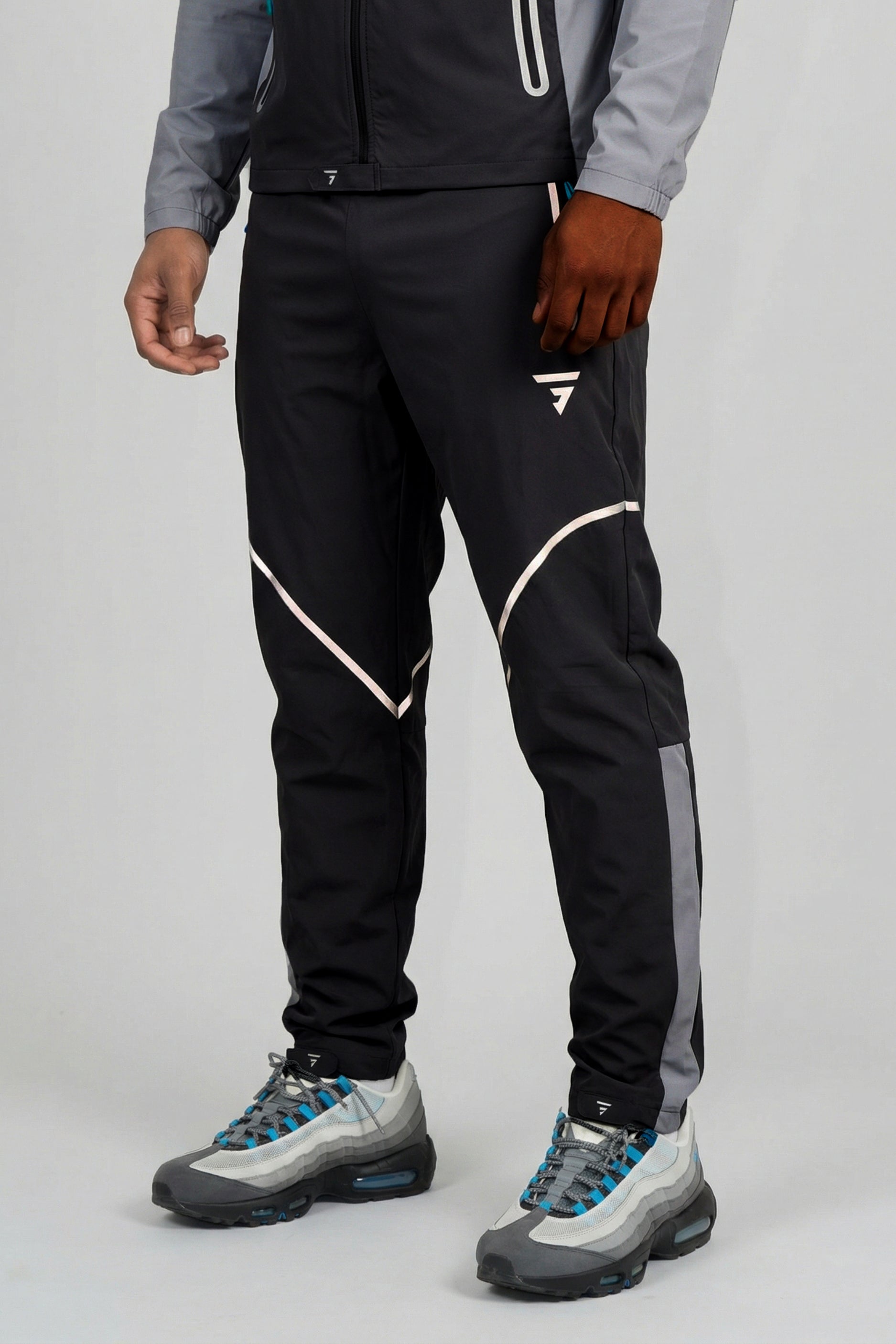 GRIID Reflect Pant - Black/Slate Grey/Aqua